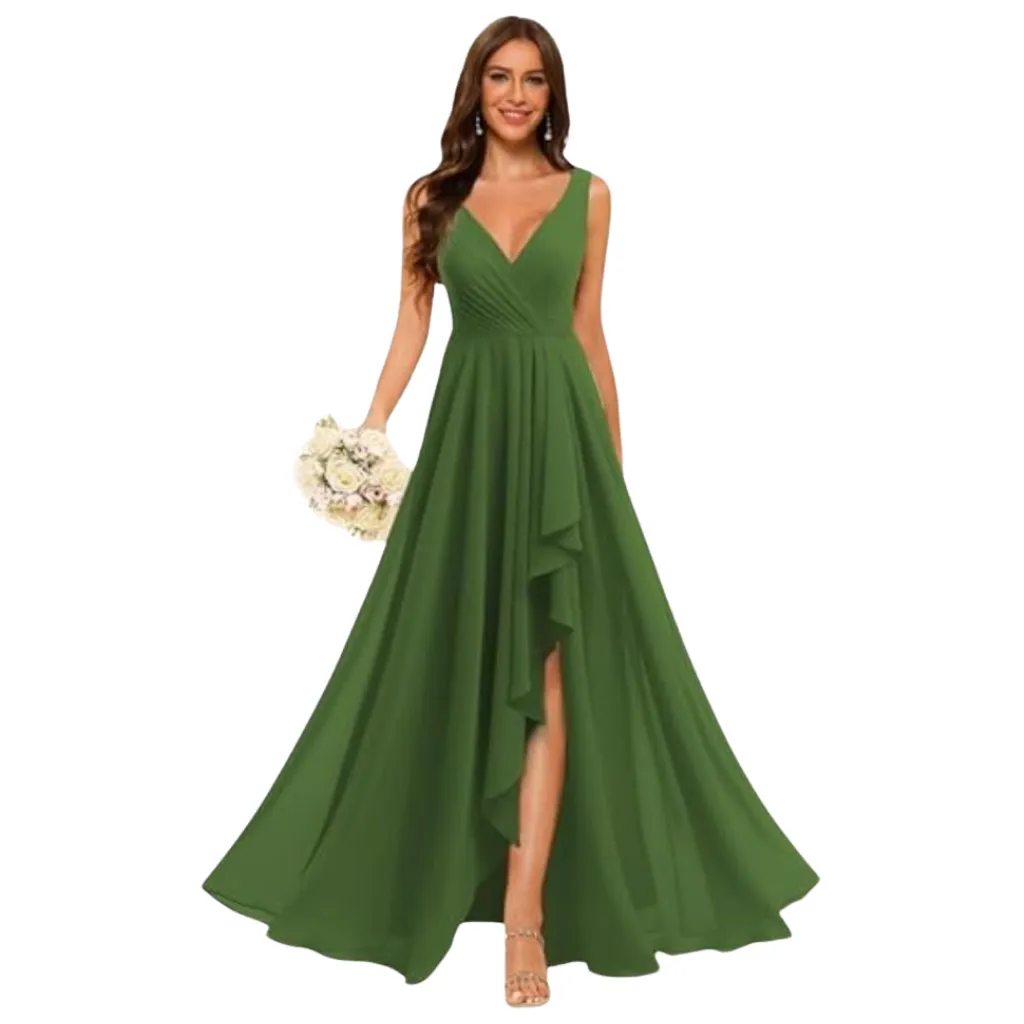 Vestido Formal Dress C Verde T L