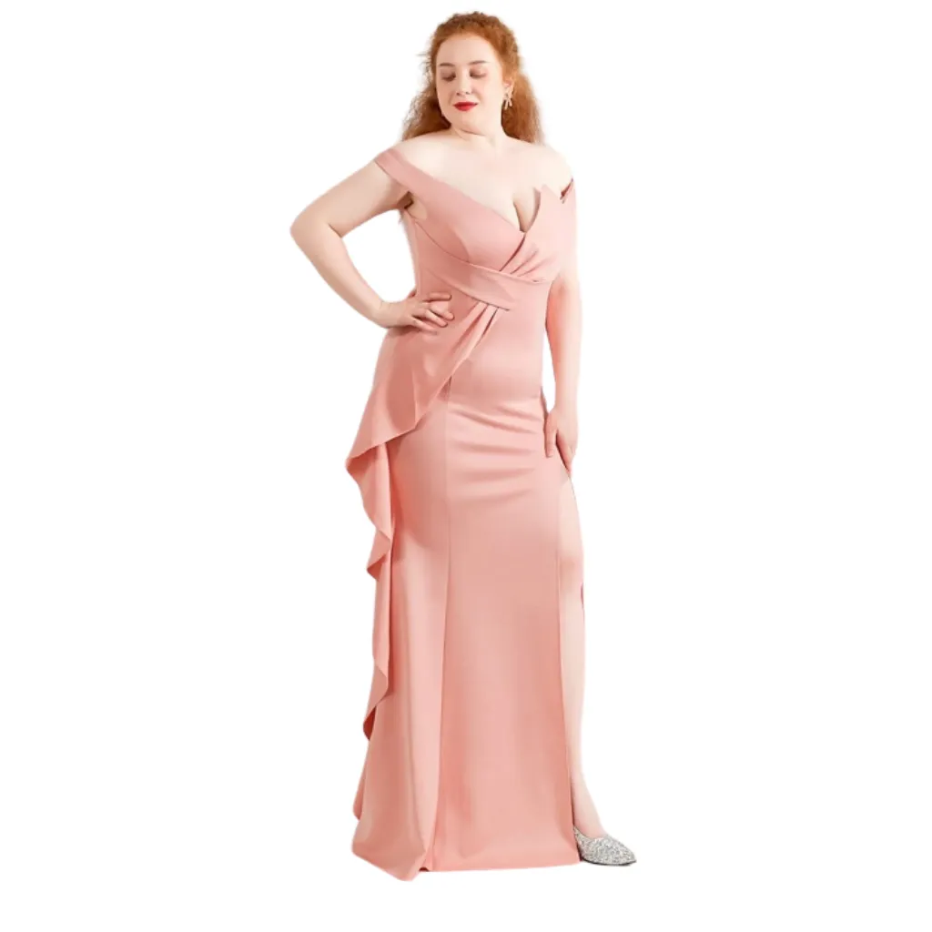 Vestido Formal Dress C Palo de Rosa T S