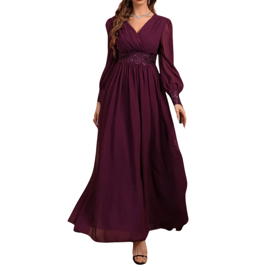 Vestido Formal Dress C Morado T M