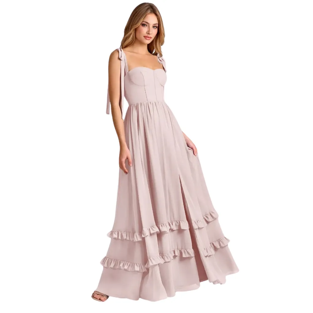 Vestido Formal Dress C Rosa T XL