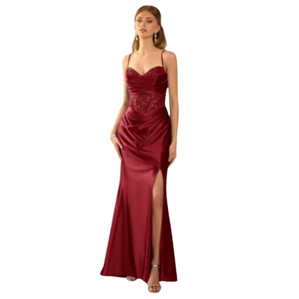 Vestido Liso Wear Your Love C Rojo T M
