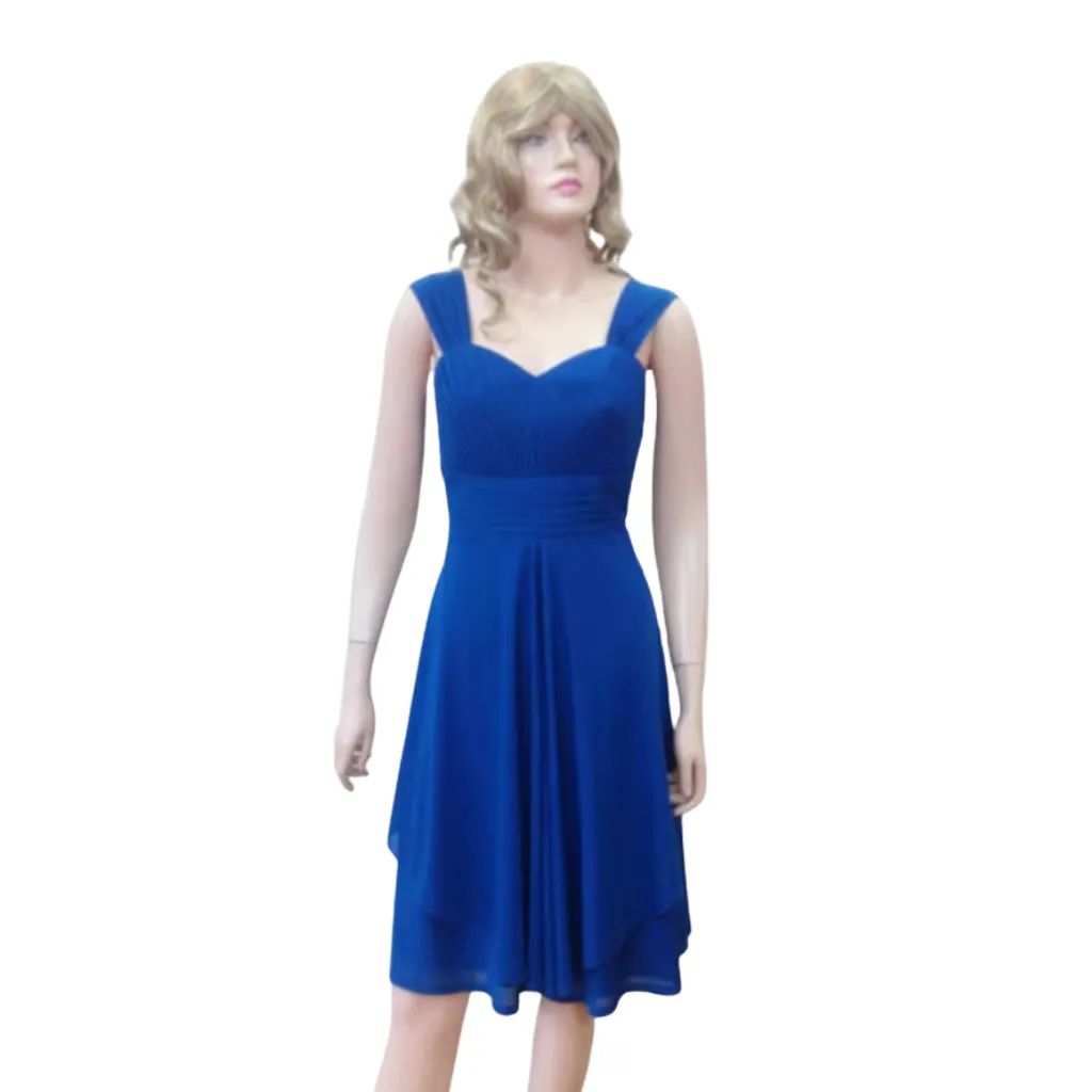Vestido Corto Monvelli C Azul Rey T M