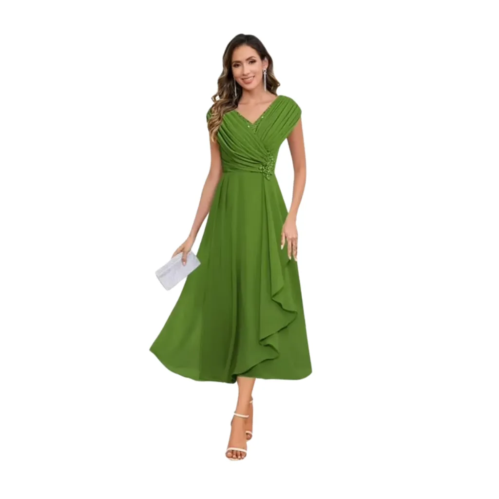 Vestido Corto Monvelli C Verde T M