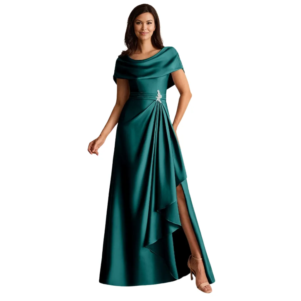 [511532] Vestido Liso Inewer C Verde T XL