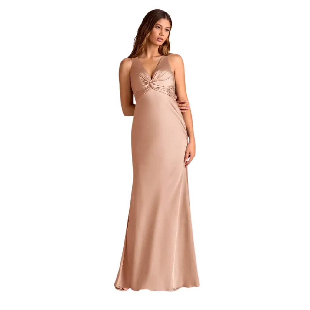 Vestido Formal Dress C palo de rosa T XS