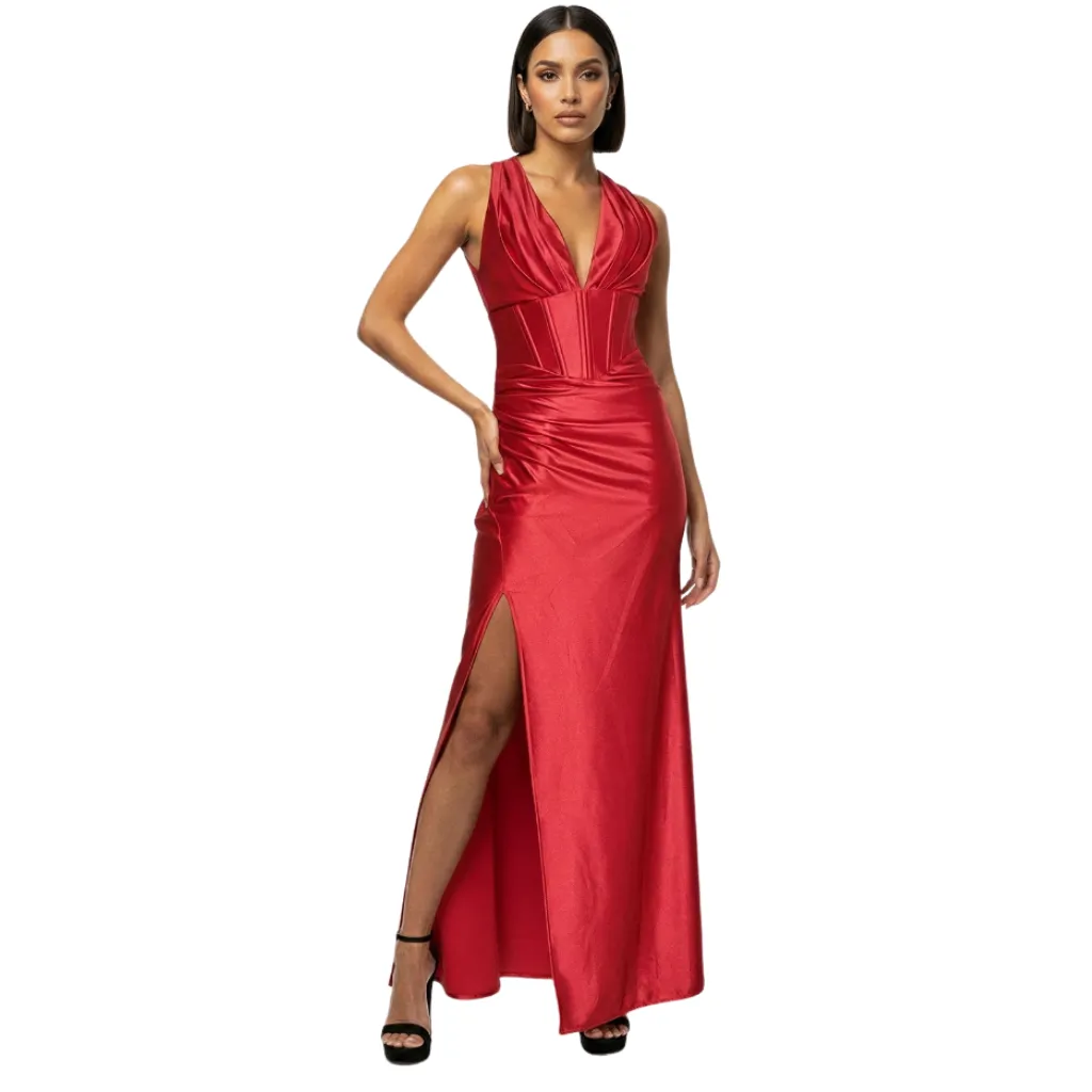[511578] Vestido Liso Wear Your Love C Rojo T M