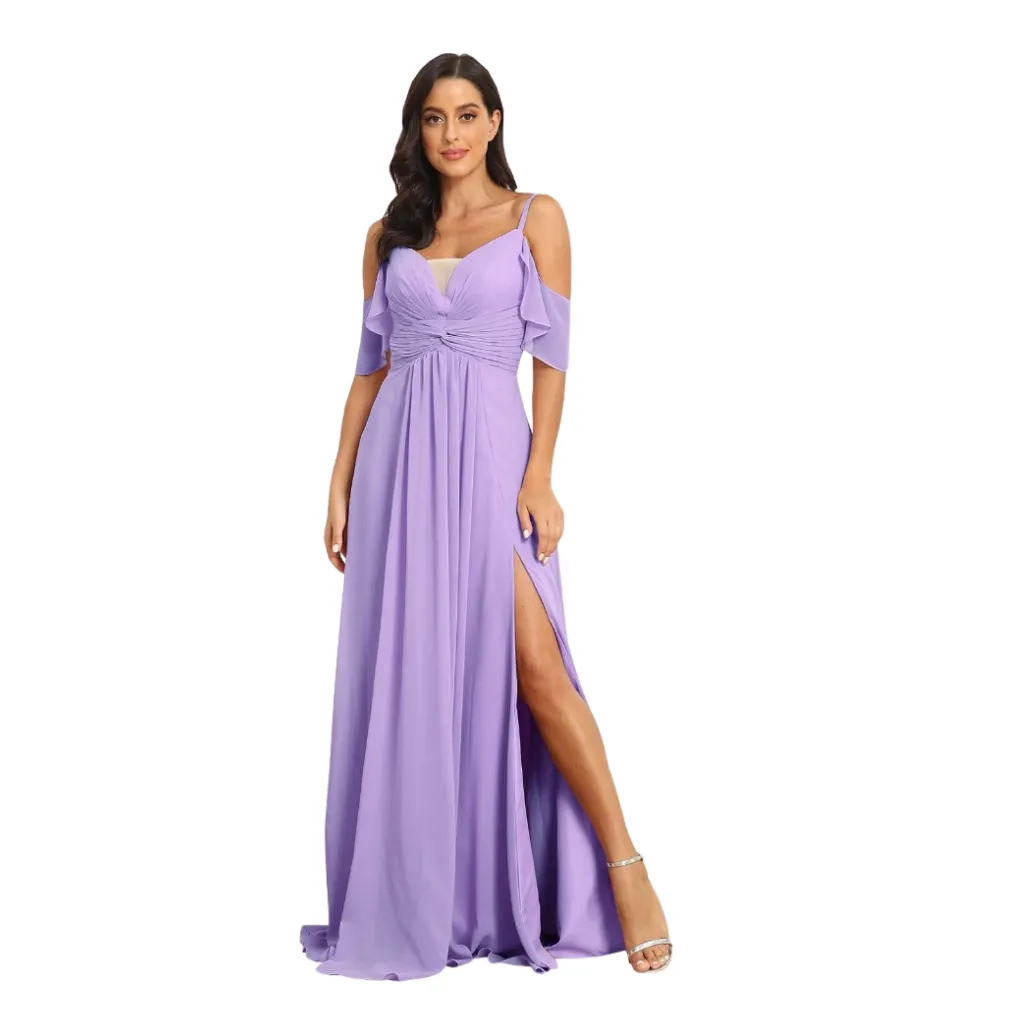 Vestido Liso Weinaze C Lila T L