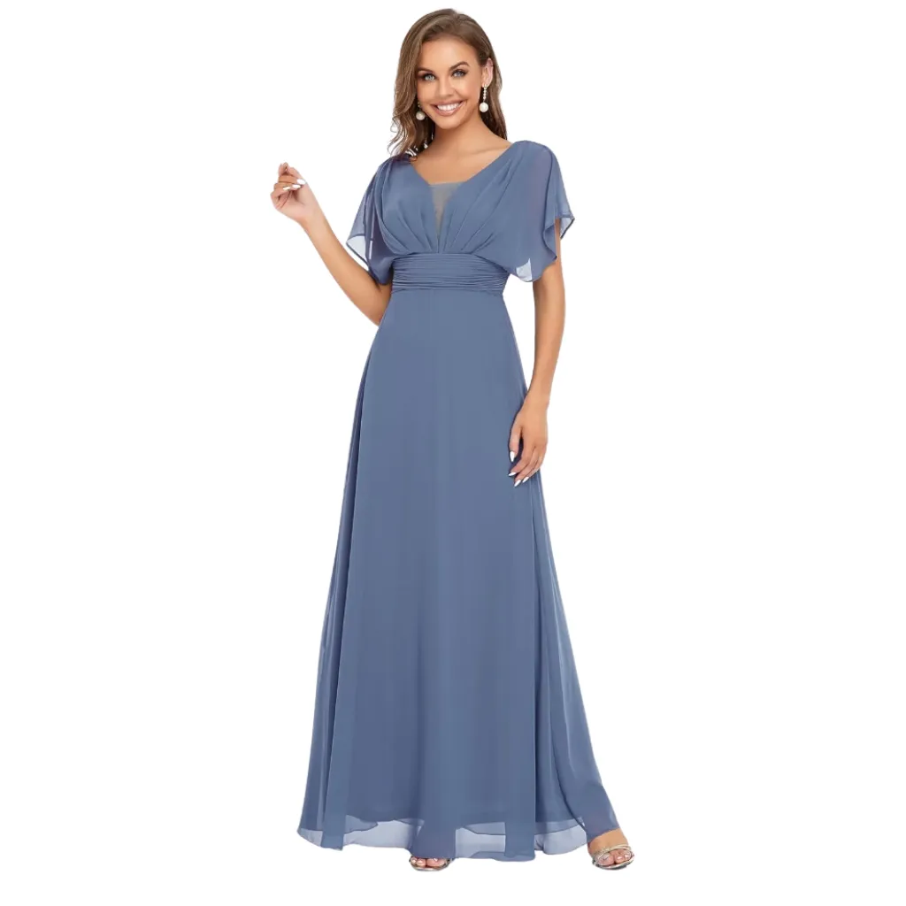Vestido Liso Wear Your Love C Azul T L