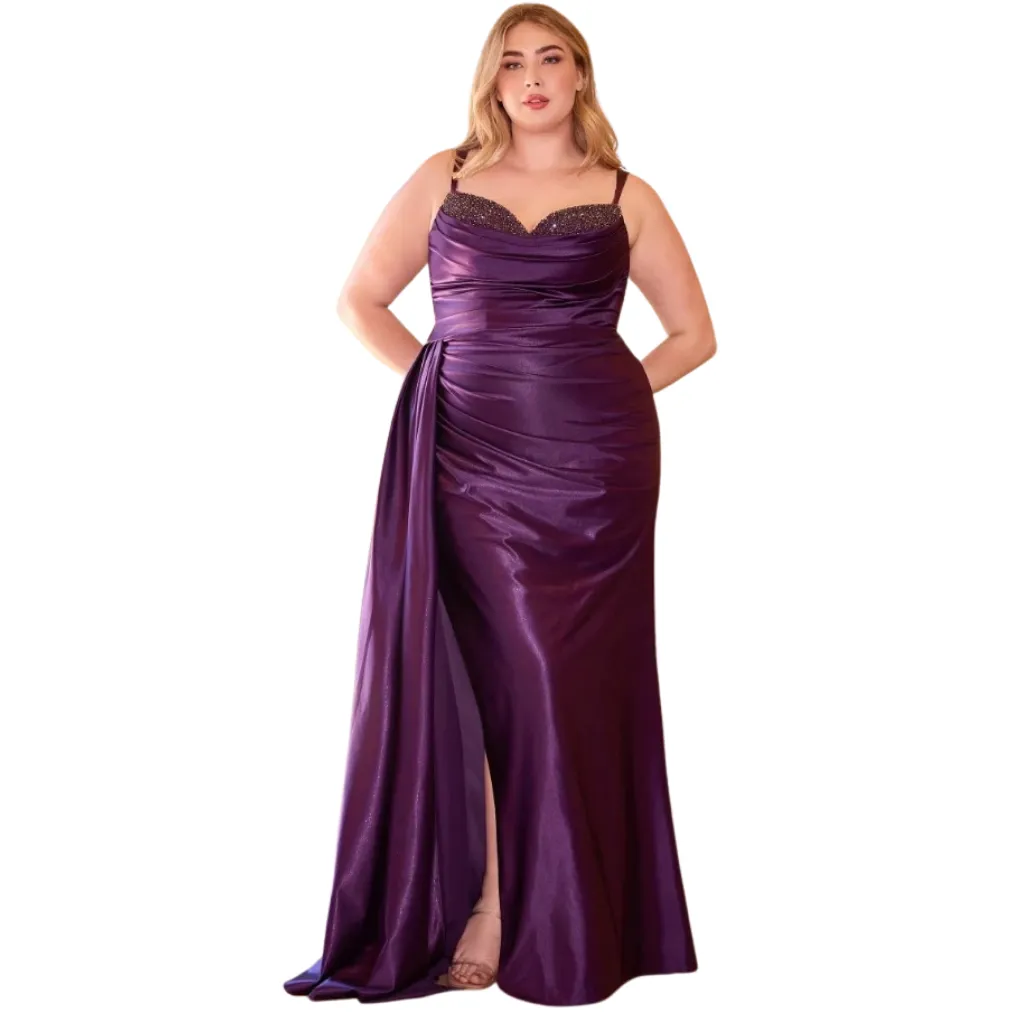 [511668] Vestido Liso Formal C Violeta T M