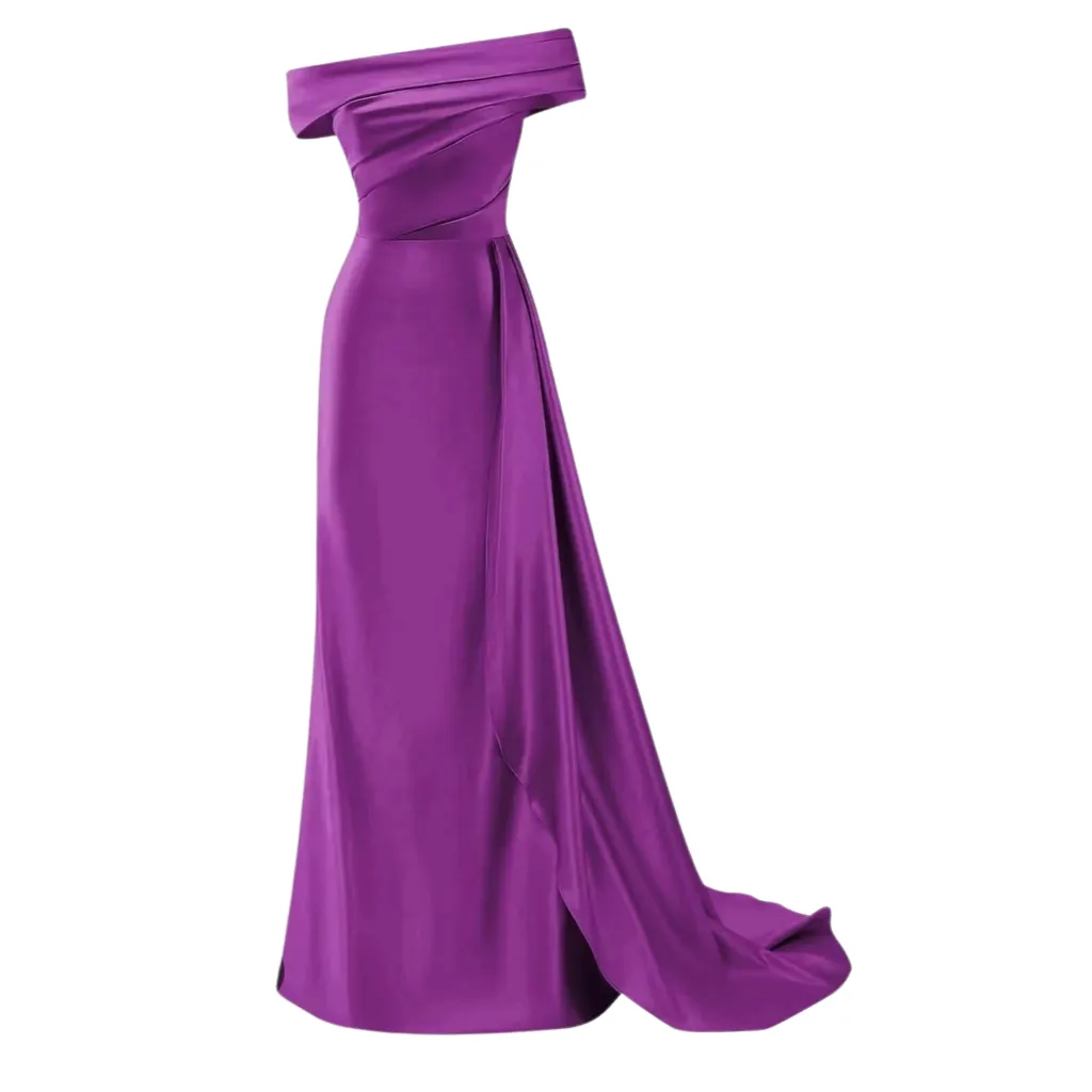[511669] Vestido Liso Monvelli C Morado T XL