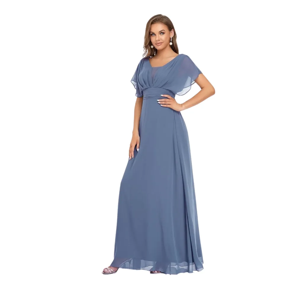 Vestido Liso Wewar Your Love C Azul T M