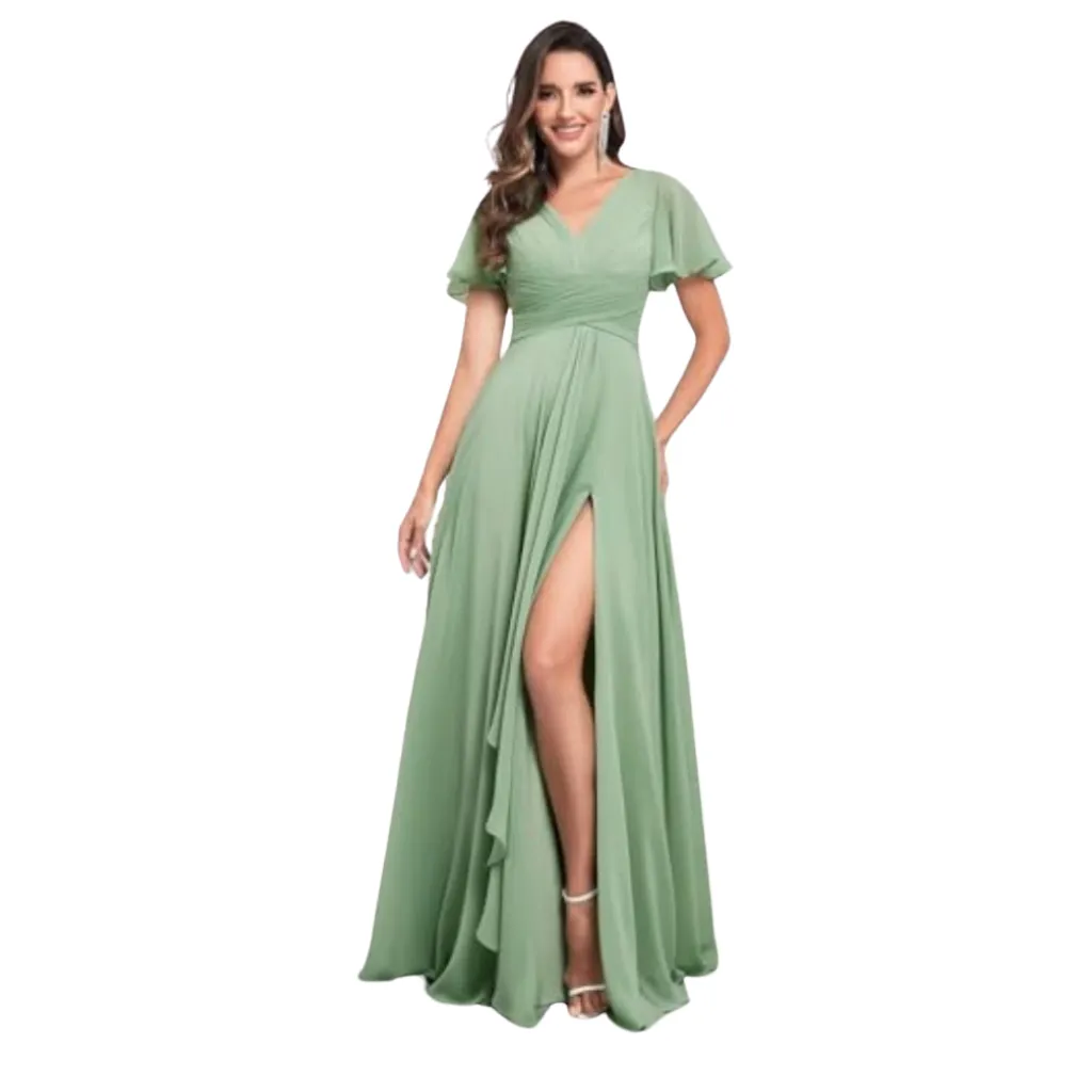 Vestido Liso Wear Your Love C Verde T M