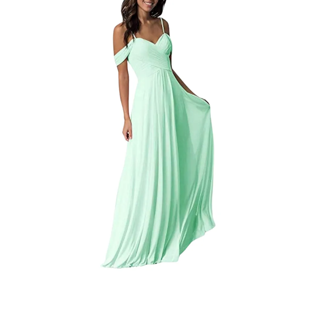 Vestido Liso Weinaze C Verde Menta T XL