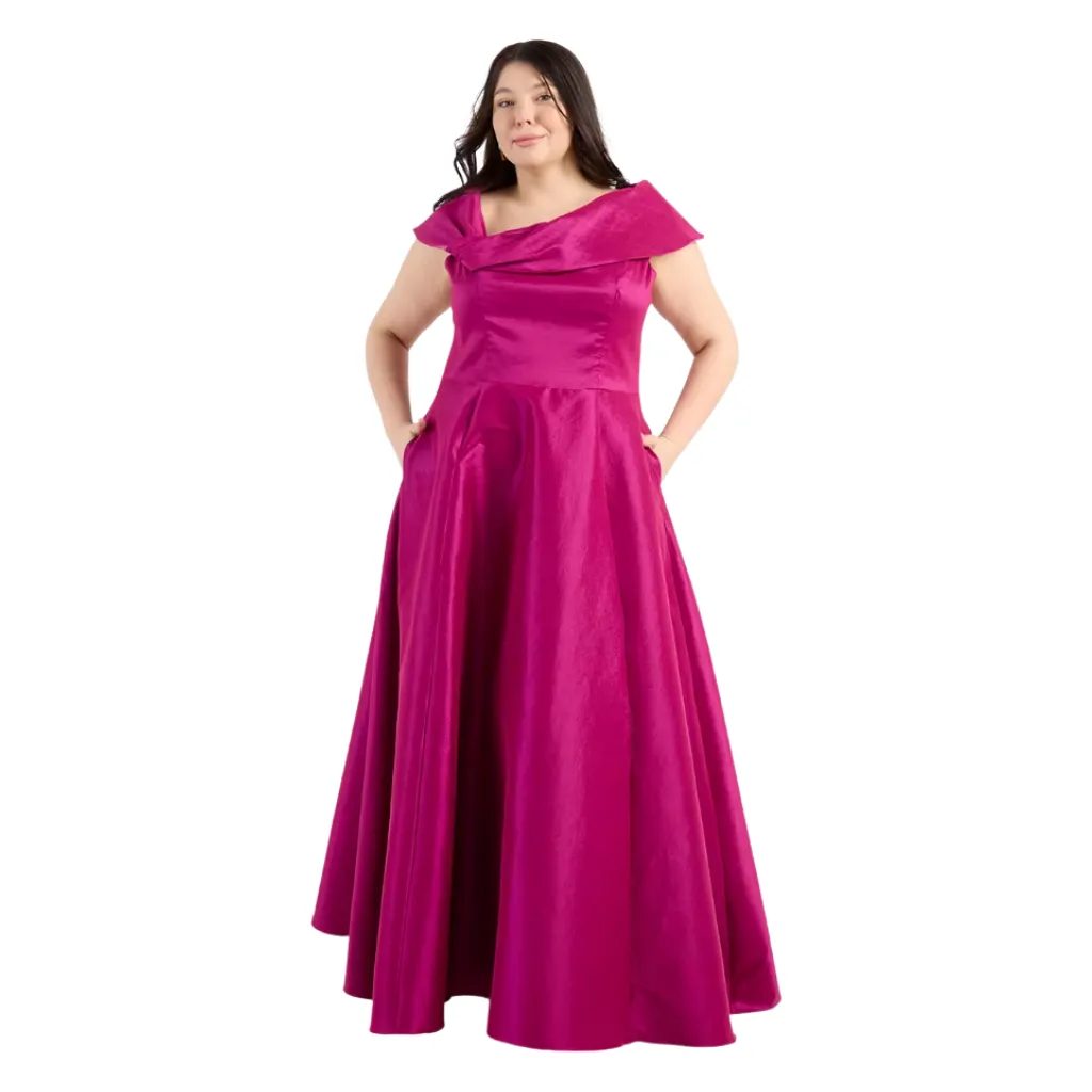 Vestido Liso Monvelli C Rosa T XL