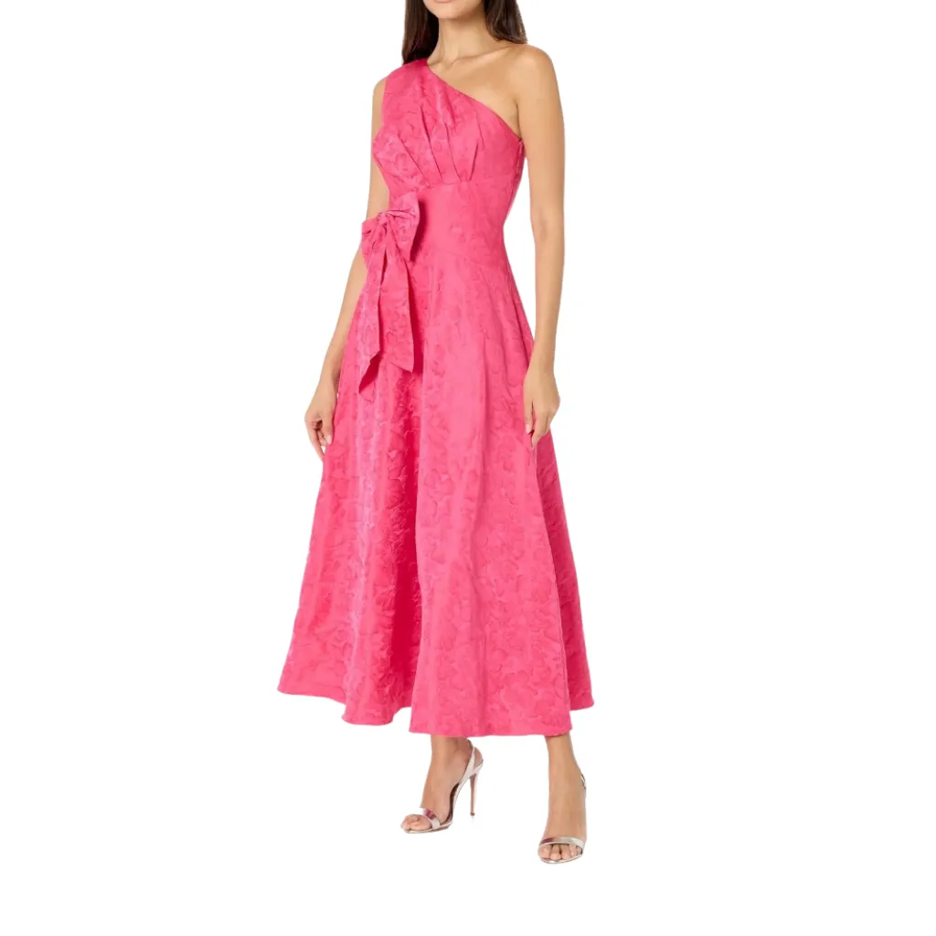 Vestido Bordado Formal C Rosa T XL
