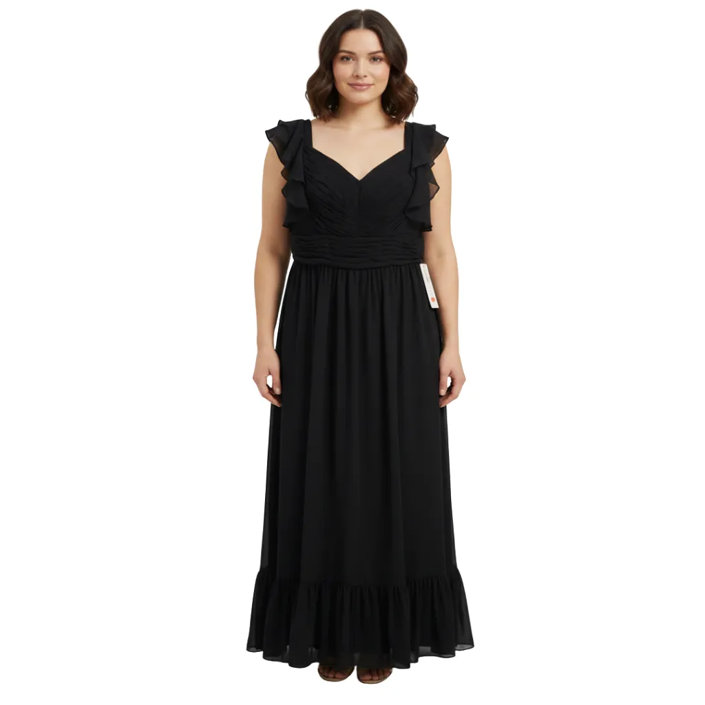 Vestido Liso Wear Your Love C Negro T XL
