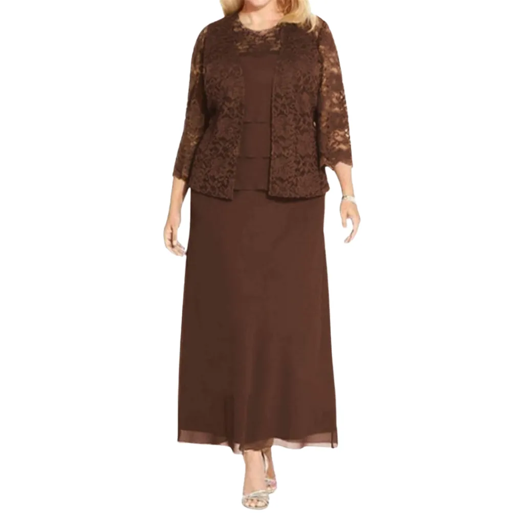 [511810] Vestido Bordado Party C Cafe T XL