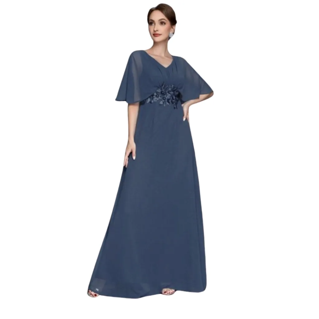 [511818] Vestido Bordado Wear Your Love C Azul Marino T XL