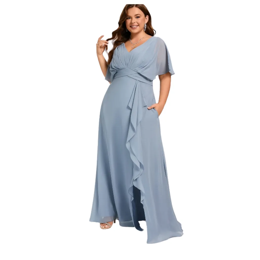 [511825] Vestido Liso Wear Your Love C Azul T XXXL