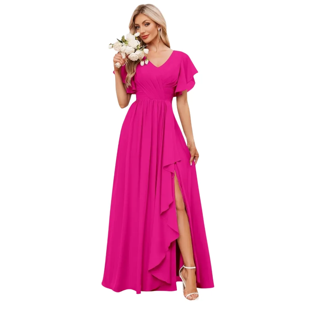 Vestido Liso Wear Your Love C Rosa T M