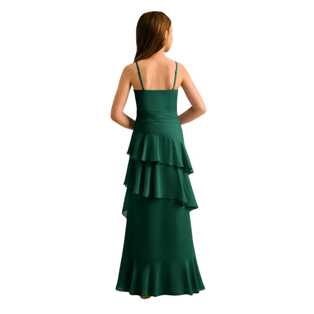 [511838] Vestido Liso Formal C Verde T XS