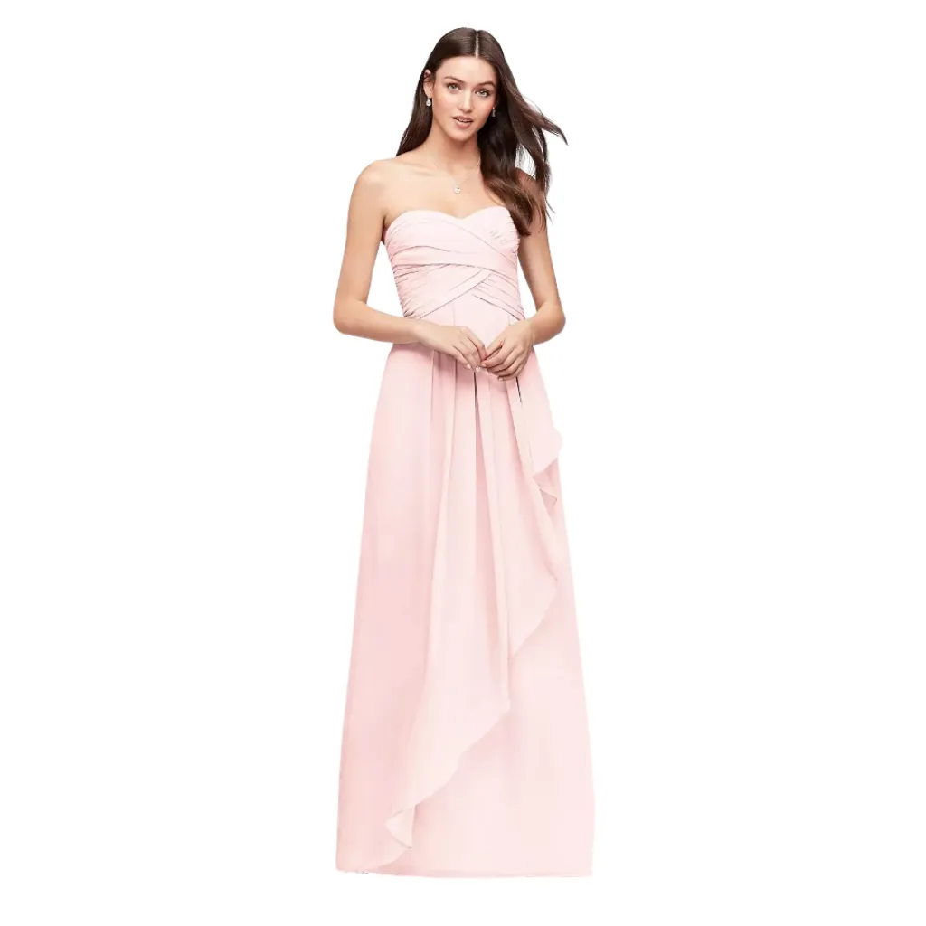 [511880] Vestido Liso Formal C Rosa T S