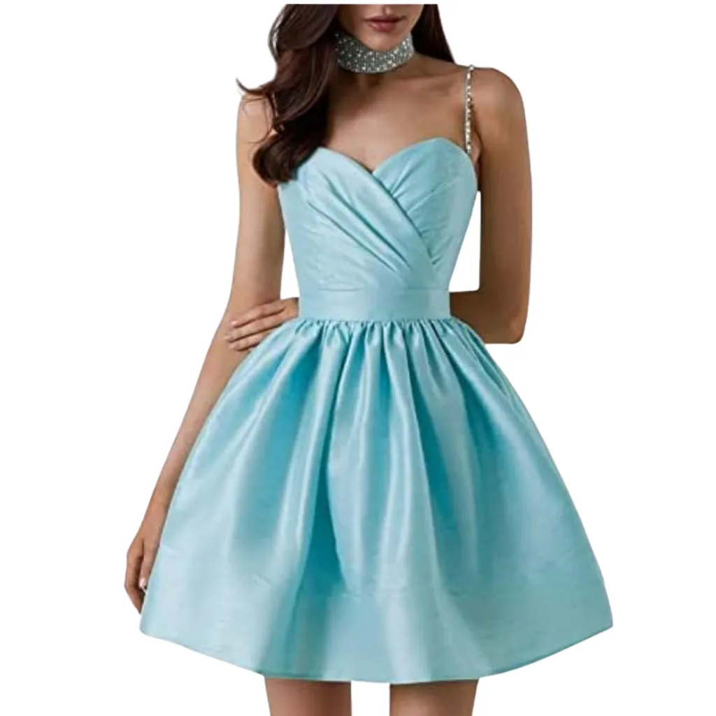 [511904] Vestido Liso Corto Wear Your Love C Azul T S