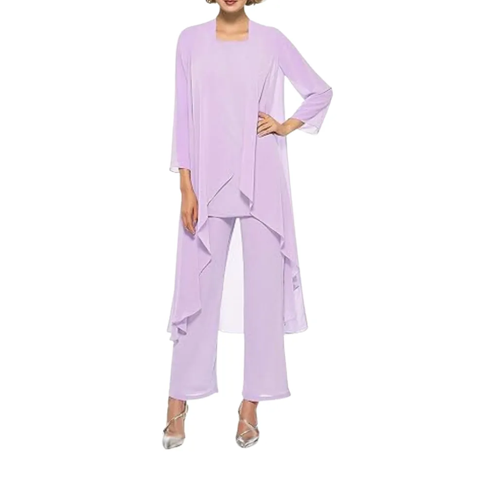 [511917] Conjunto Liso Formal C Lila T L