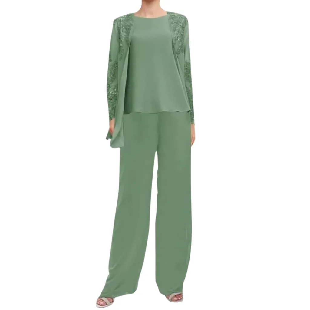 [511926] Conjunto Bordado Formal C Verde T XL