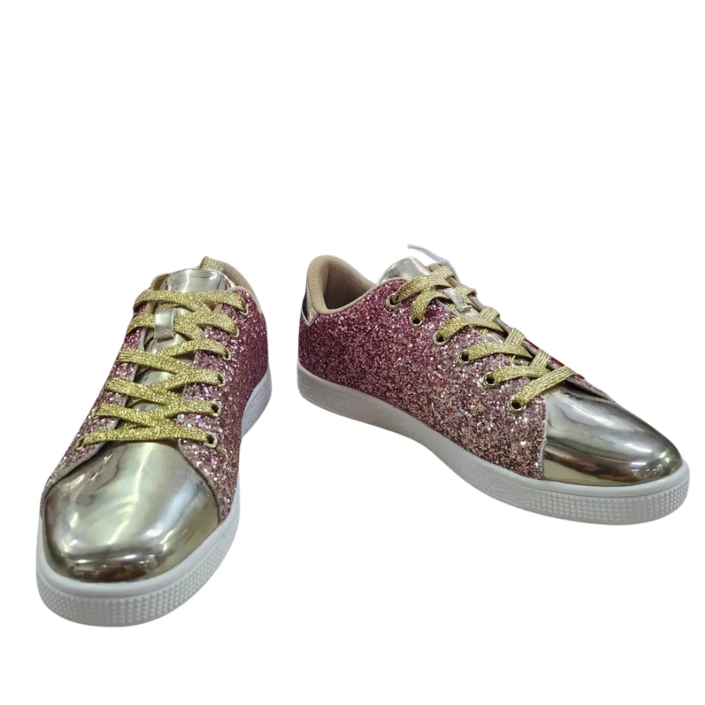 Tenis Brillos Lucky Step C Dorado T 25