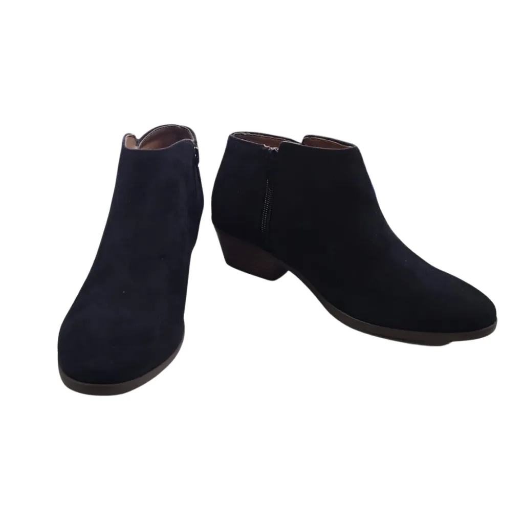 Bota Terciopelo C Negro T 23