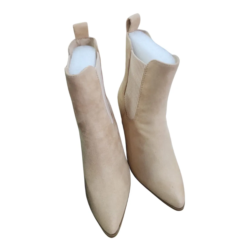 Botin Adams Terciopelo C Beige T 23
