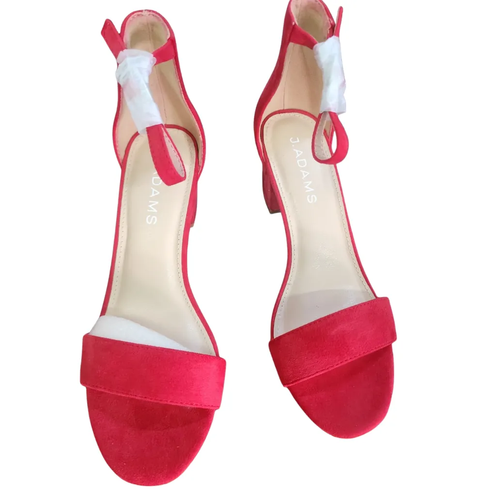 Zapatilla Adams Terciopelo C Rojo T 22.5