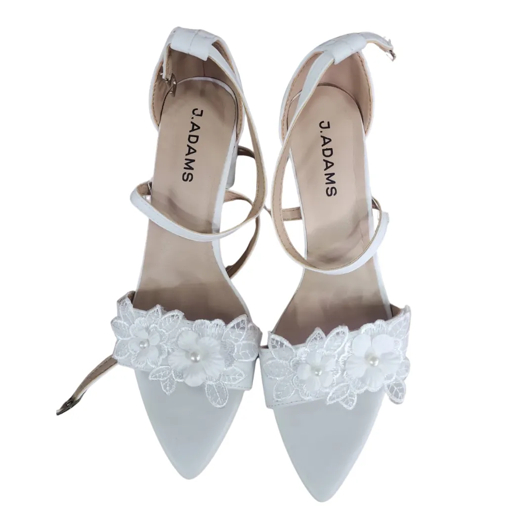 Zapatilla Adams Floral C Blanco T 25