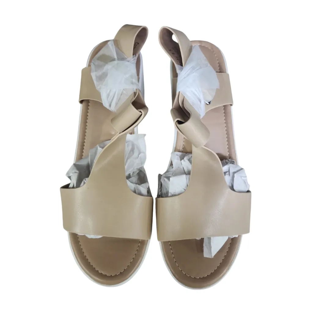 Huarache Adams C Beige Blanco T 25
