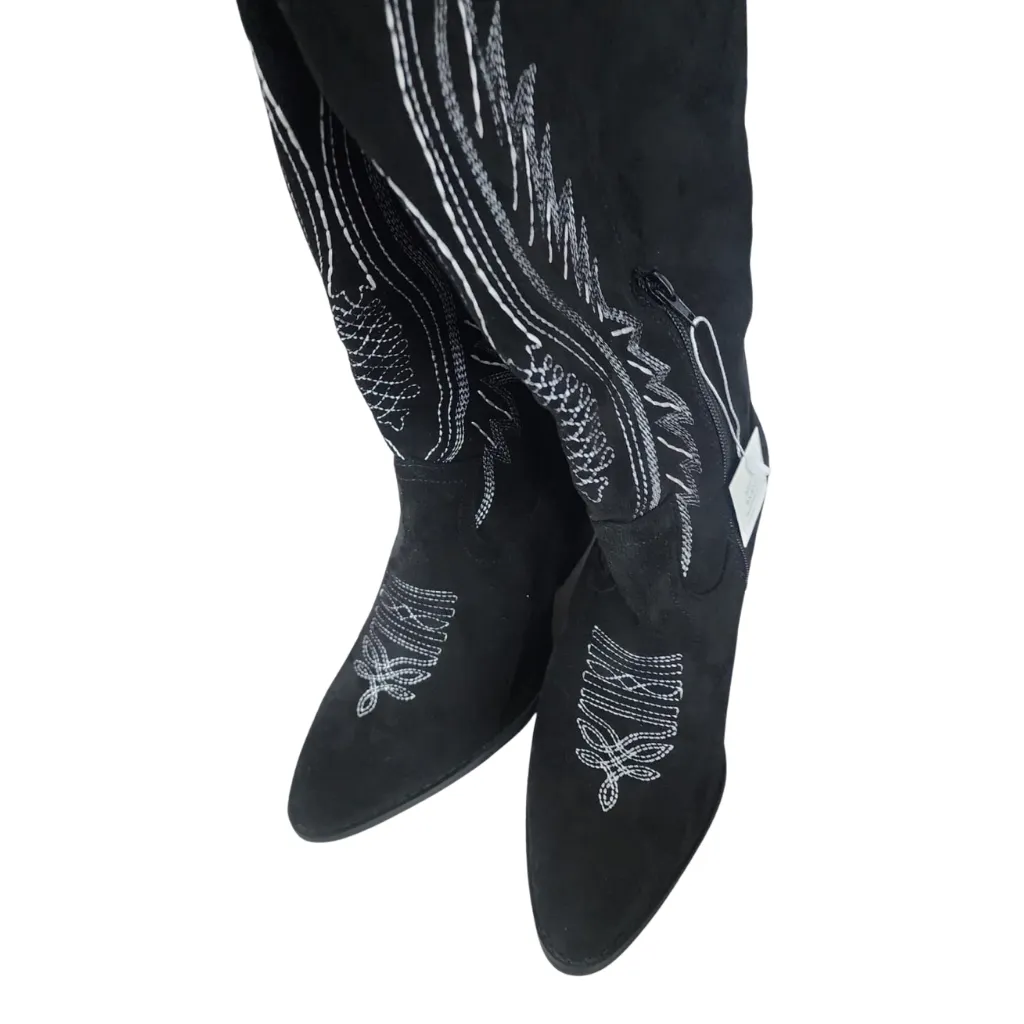 Bota Tela Vaquera C Negro T 23.5