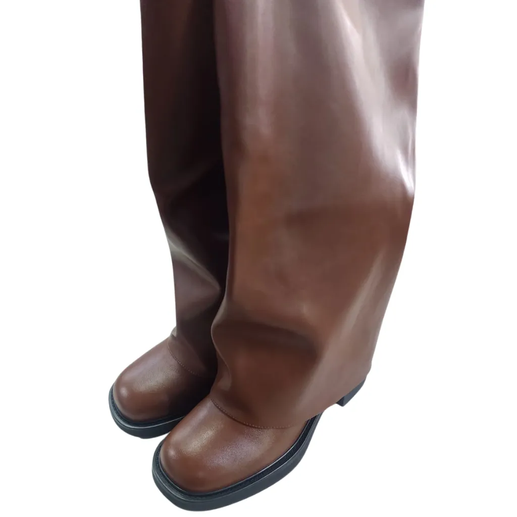 Bota Cuero C Cafe T 23.5