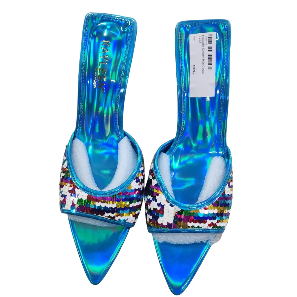 Huarache Kayleen Pico C Azul T 24.5