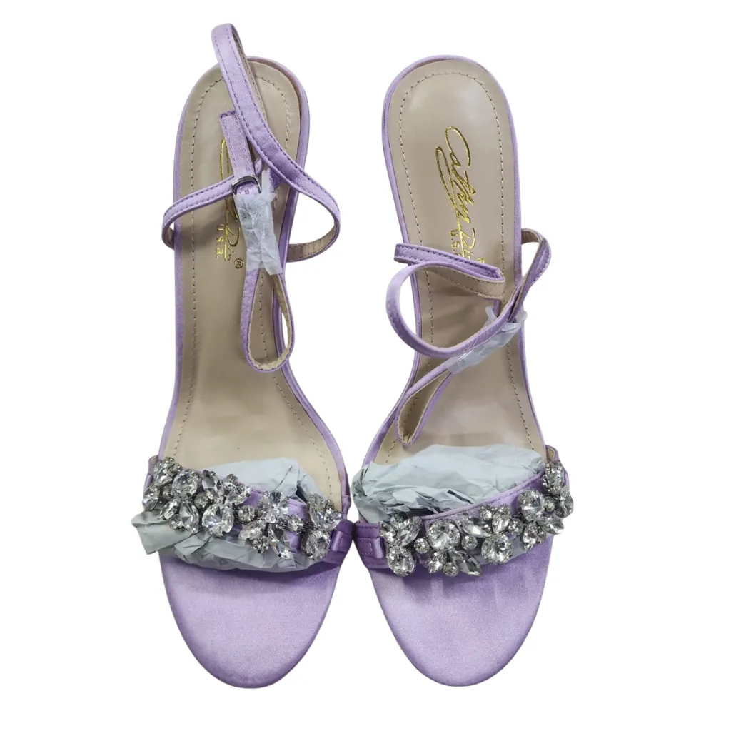 Zapatilla Cathy Piedras C Lila T 25.5