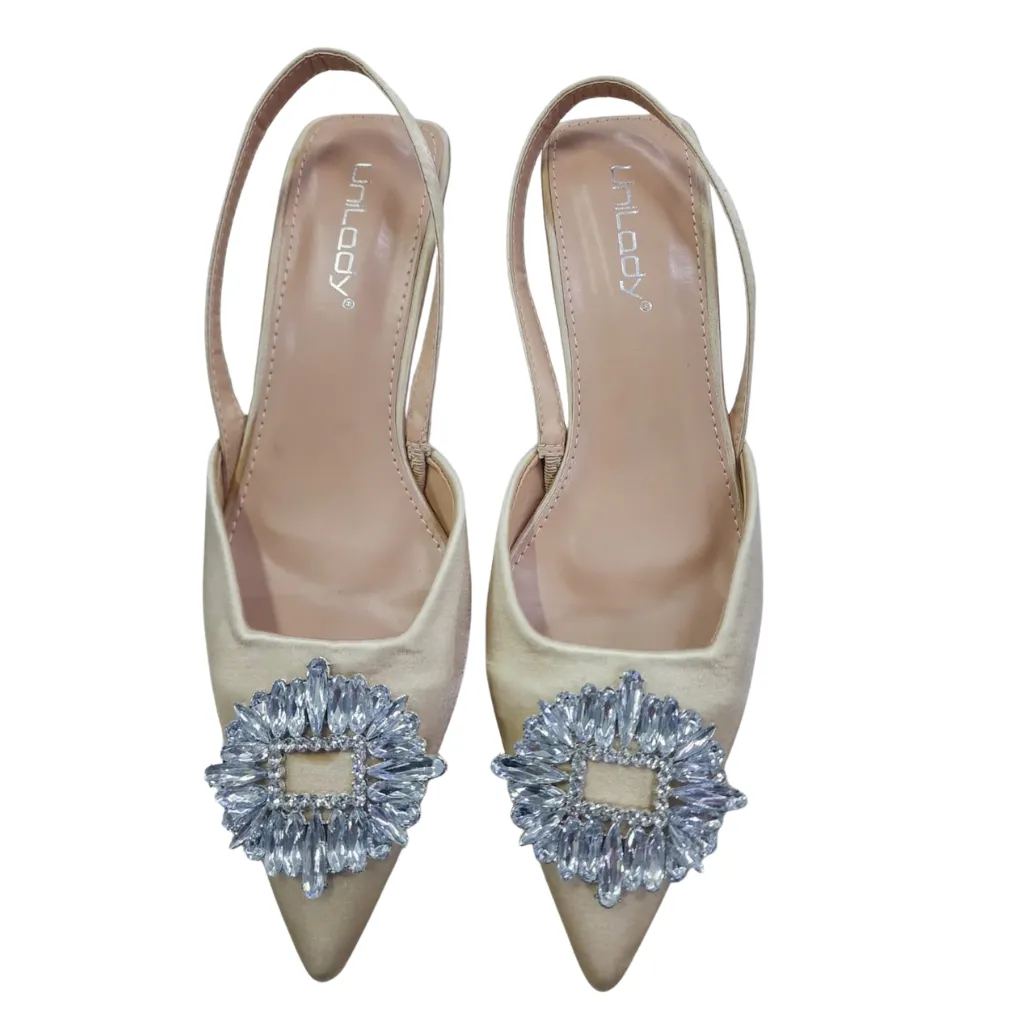 Zapatilla Unilady Pico Piedras C Beige T 23