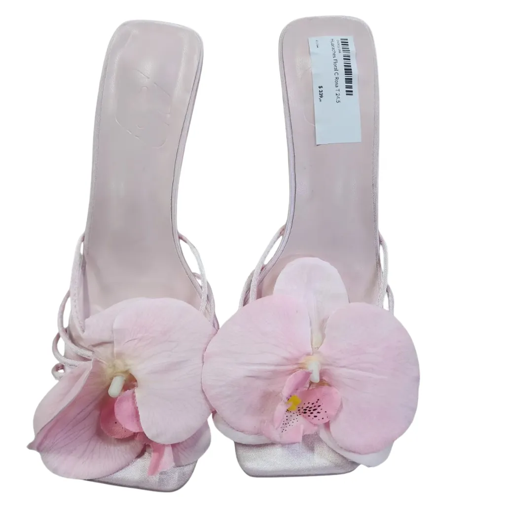 Huaraches Floral C Rosa T 24.5