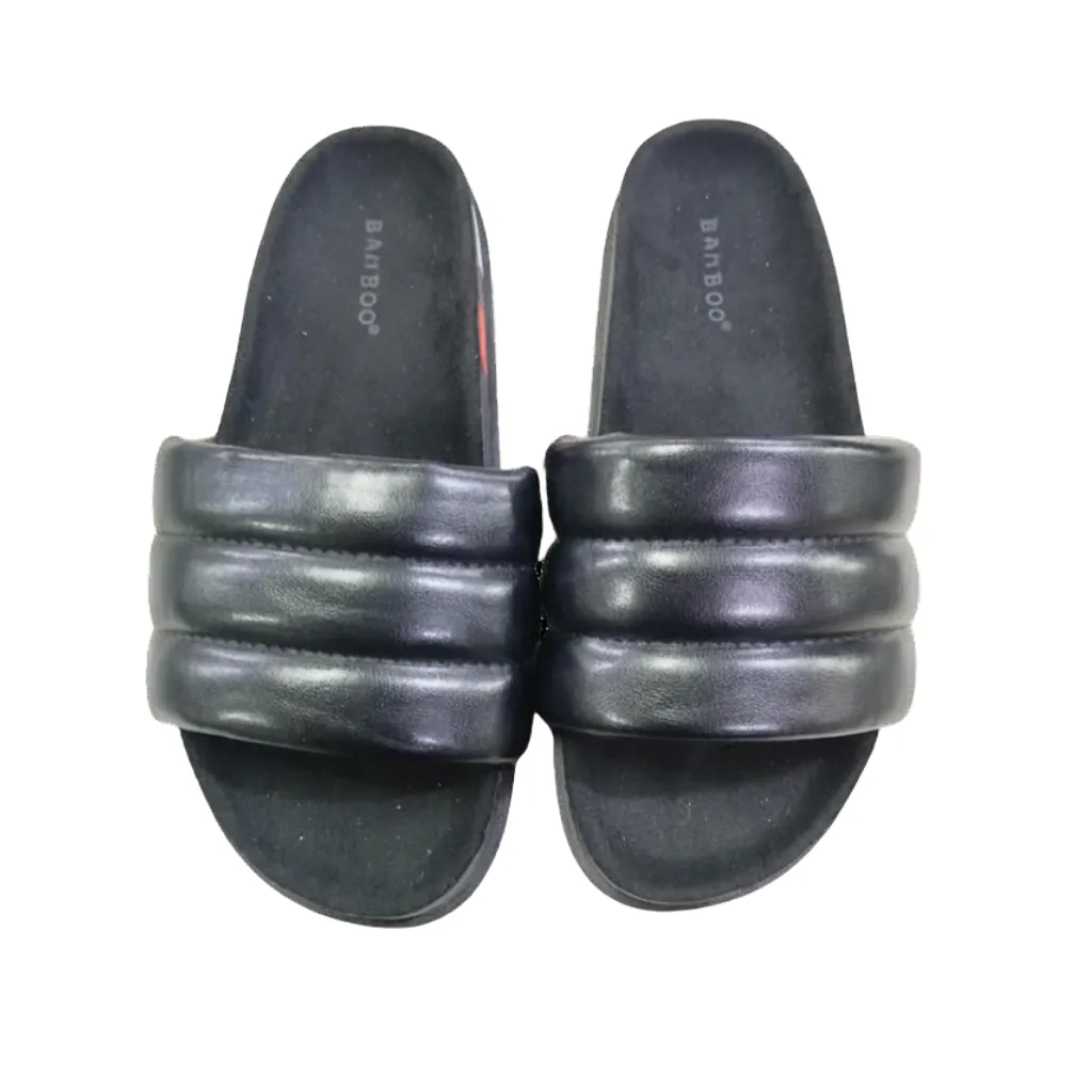 Huarache Piel C Negro T 25