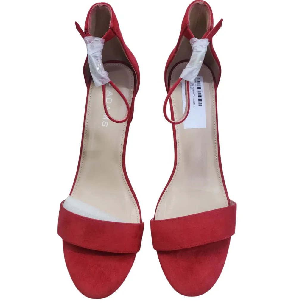 Zapatilla Adams Terciopelo C Rojo T 24.5
