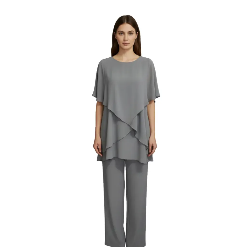 Conjunto Formal Dress C Gris T XL