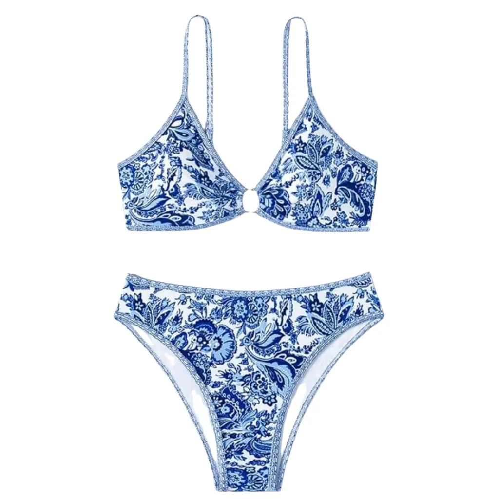 Traje de Baño 2 piezas C  Azul T 13
