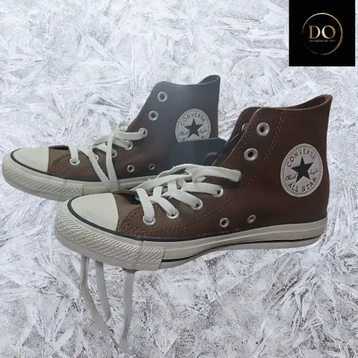[9100] Tenis CONVERSE Chuck Jaylor C Café T 24