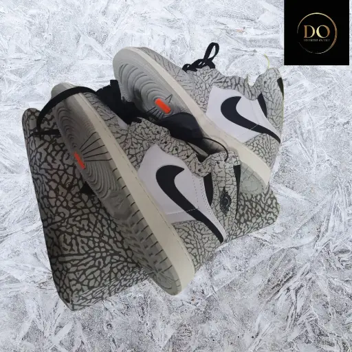 [9076] Tenis NIKE C Blanco-Gris T 25