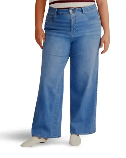 [1078] Pantalon  de Mezclilla SERER C Azul marino T 14