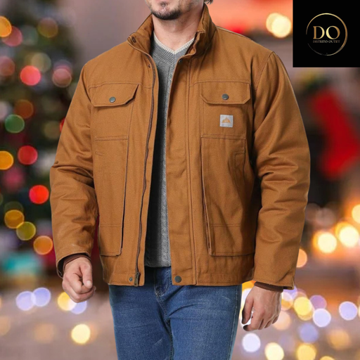 [7413] Chamarra Urban Outdoor C Camello T XL