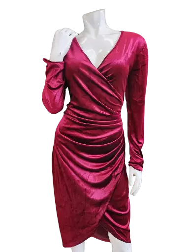 [MCT9] Vestido C Guinda T S